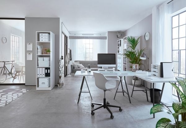 Leitz Leitz WOW mappe med klips, hvit 41850001