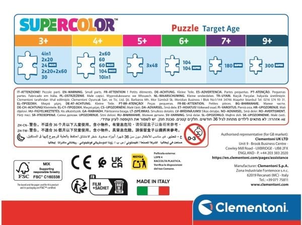 Clementoni 26318, 4 År