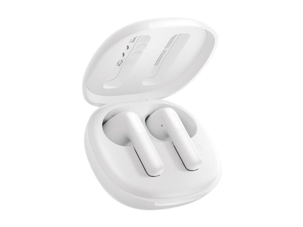 Trådløse øretelefoner QCY Ailybuds E10 T35 TWS - hvit