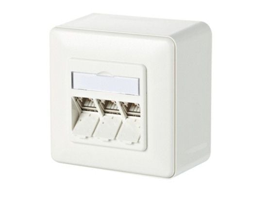 BTR NETCOM 130B11D30002-E, RJ-45, 6a, Valkoinen