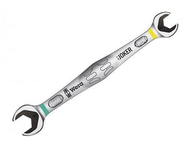 Wera 6002 Joker, Rustfritt stål, Kromfarget, 10x13 mm, CE, 167 mm, 1 stykker