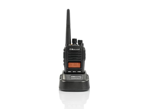 Midland G18 - PMR446, 8 kanaler, 446.00625 - 446.09375 MHz, Lithium-Ion (Li-Ion), 240 g, 56 x 38 x 113 mm