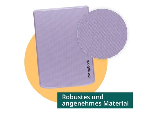 PocketBook SH-TR-634-LPL-WW, Folio, Lavender, Gjennomsiktig, Pocketbook, 15,2 cm (6"), Mikrofiber, PU lær, Verse, Verse Lite, Verse Pro, or Verse P...