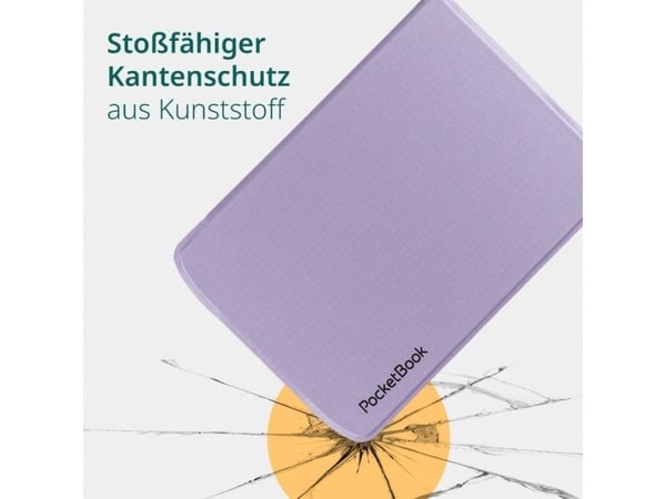 PocketBook SH-TR-634-LPL-WW, Folio, Lavender, Gjennomsiktig, Pocketbook, 15,2 cm (6"), Mikrofiber, PU lær, Verse, Verse Lite, Verse Pro, or Verse P...