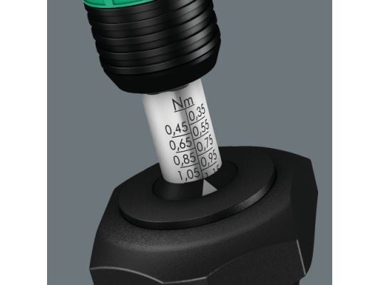 Wera 7400 Kraft form, 10,5 cm, Svart, Grønn
