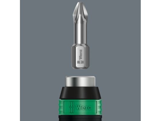 Wera 7400 Kraft form, 10,5 cm, Svart, Grønn