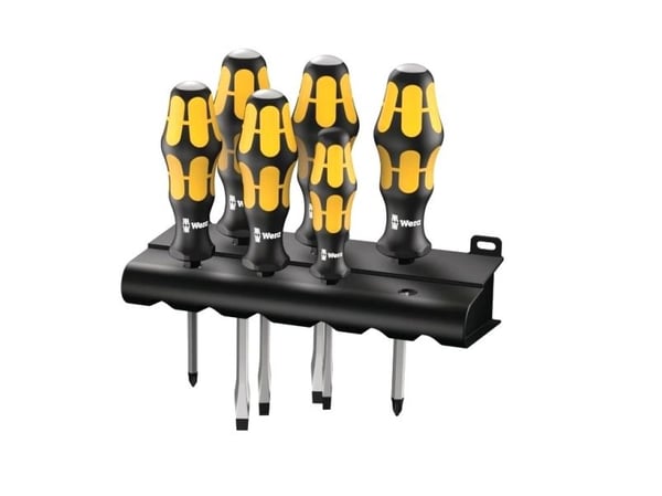 Wera Wera skrutrekkersett 932/6 Rack Phillips spor