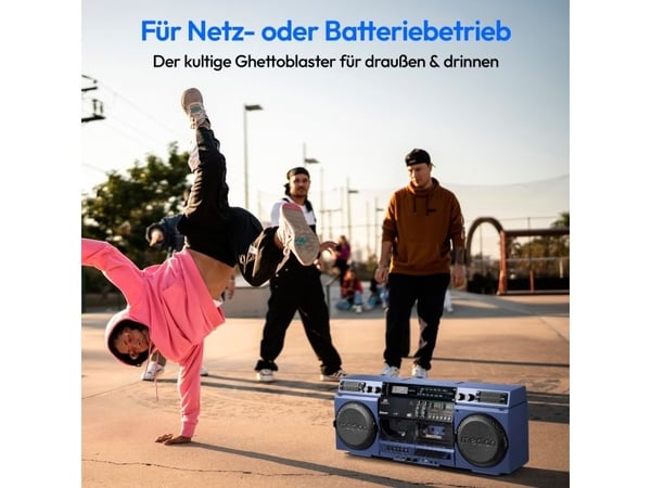 MEDION LIFE P66538, Blå, 1 disker, Front, 20 W, 2-veis, DAB+, PLL