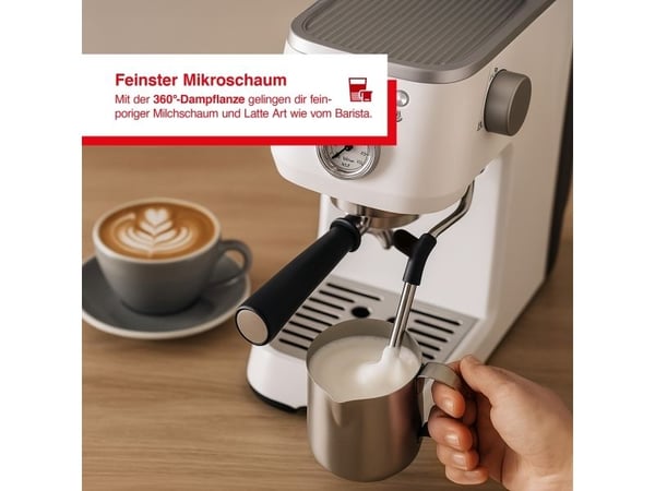Solis S0252, Espressomaskin, 1,7 l, Malt kaffe, 1700 W, Hvit