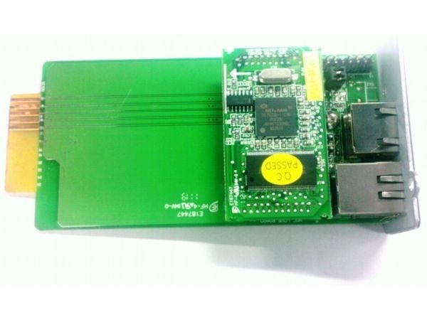 PowerWalker NMC Card - Adapter for fjernstyrt administrasjon - 10/100 Ethernet - svart - for PowerWalker VFI 1000, VFI 10000, VFI 1500, VFI 2000, V...