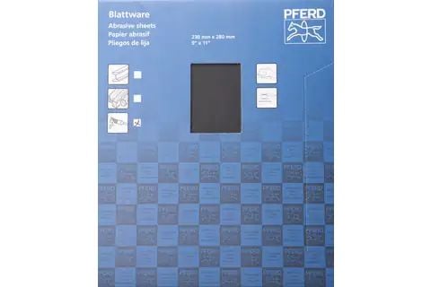 PFERD Paper-backed abrasive sheets ECO W, 50 styck, P150