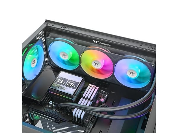 Vaizdo plokštė K Thermaltake TH360 V3 Ultra ARGB Sync AIO Juodas Juodas