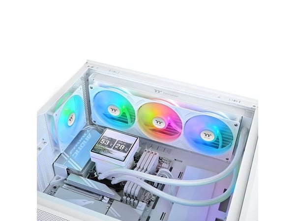 Vaizdo plokštė K Thermaltake TH360 V3 Ultra ARGB Sync AIO Snow Edition