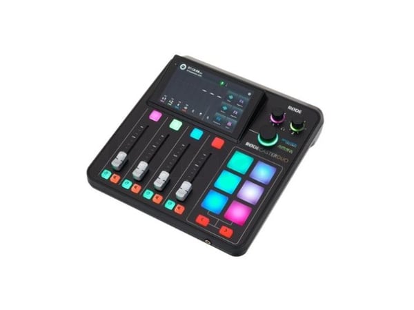Rode RodeCaster Duo + Rode NTH-100 hörlurar