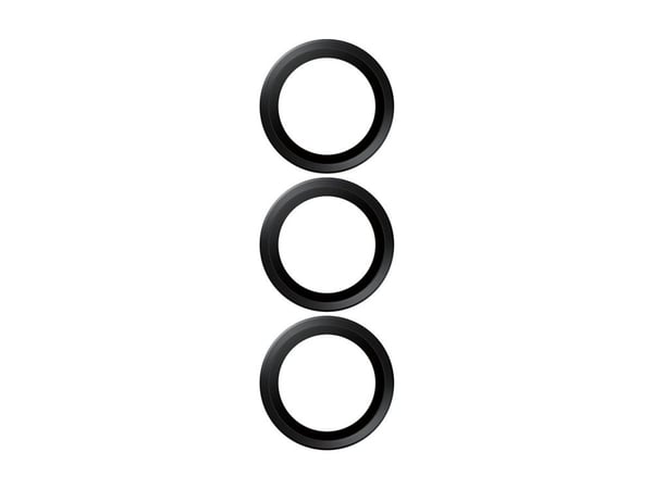 PanzerGlass Hoops - Black Metal Edition - linsebeskytter for mobiltelefon - svart - for Samsung Galaxy S26