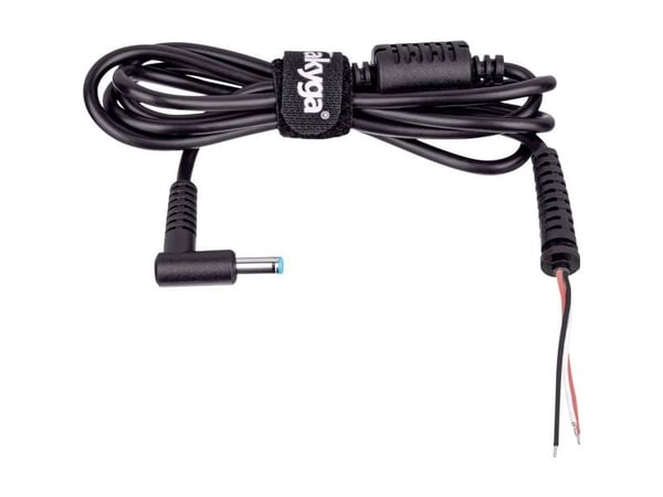 Akyga AK-SC - Strømkabel - DC jackstik 4,5 x 3,0 mm til uisoleret ledning - 50 V - 1,2 m - sortti