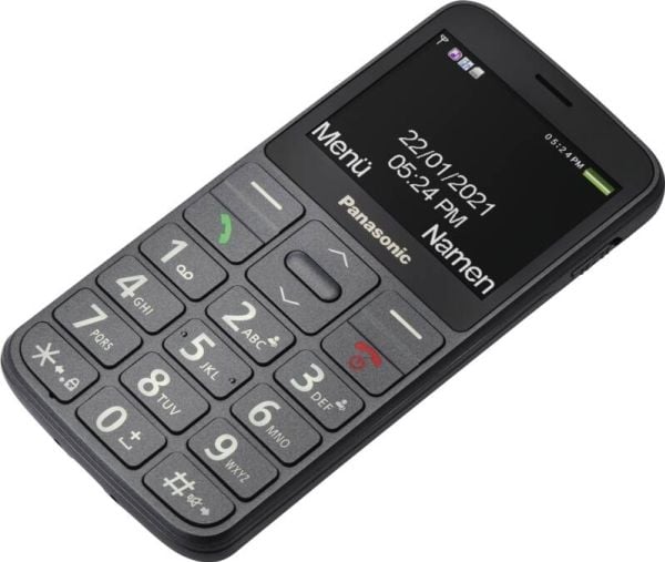 Panasonic KX-TU160EXG, Perusmalli, Yksittäinen SIM, 6,1 cm (2.4"), 0,3 MP, Bluetooth, Musta