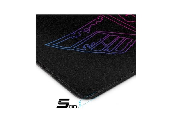 Spirit of Gamer Darkskull - XXL, Sort, Blå, Rød, Gult, Bilde, Stoff, Gummi, Antiskliunderlag, Musematte til gaming