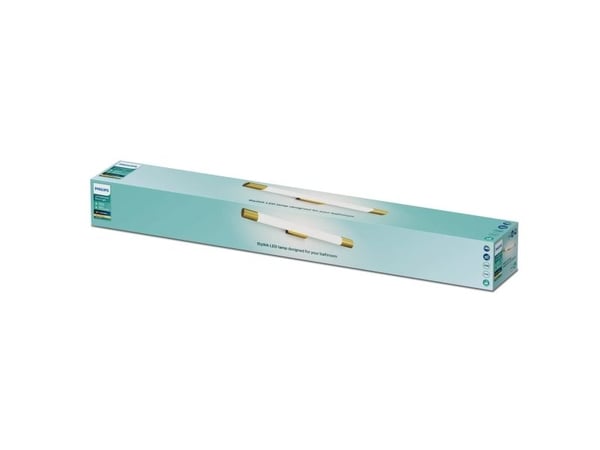 Philips 8720169299399, Pinta, 2700 K, IP44, Messinki, Valkoinen