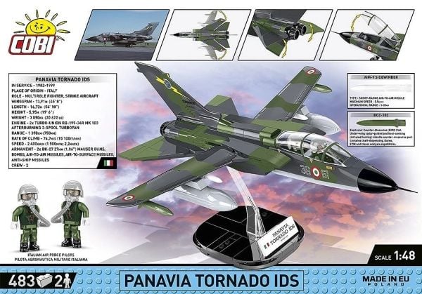 COBI Panavia Tornado IDS, Byggesett, 8 år, 483 stykker