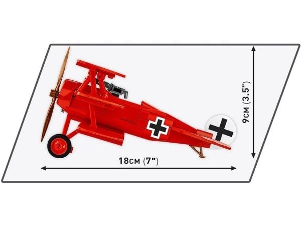 COBI Fokker Dr.1 Red Baron, Byggesett, 8 år, 221 stykker