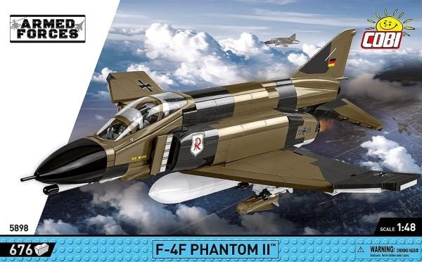 COBI F-4F Phantom II, Rakennuspakkaus, 8 vuosi/vuosia, 676 kpl