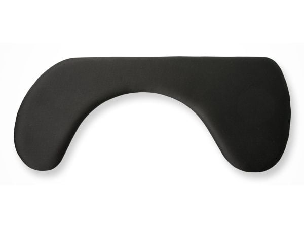 Kenson - Underarmsstøtteplattform - asymmetric, 70 cm, artificial leather - skrivebordsmonterbar - svart