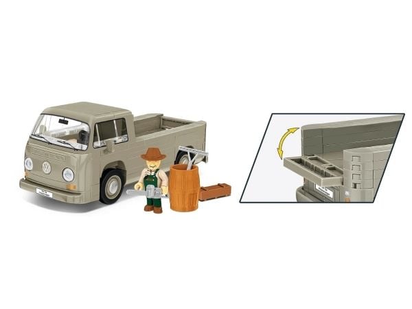COBI Action Town Volkswagen T2a, Byggesett, 6 år, 151 stykker