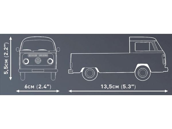 COBI Action Town Volkswagen T2a, Byggesett, 6 år, 151 stykker