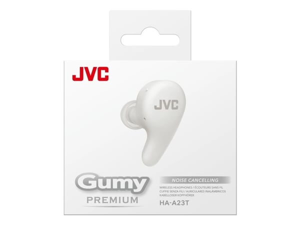 JVC HA-A23T-W-U, True Wireless Stereo (TWS), 20 - 20000 Hz, Samtale/Musikk/Sport/Hverdag, 4,5 g, Hodesett, Hvit