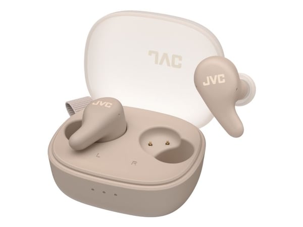 JVC HA-A23T-T-U, True Wireless Stereo (TWS), 20 - 20000 Hz, Samtale/Musikk/Sport/Hverdag, 4,5 g, Hodesett, Beige