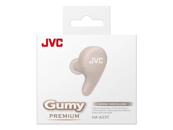 JVC HA-A23T-T-U, True Wireless Stereo (TWS), 20 - 20000 Hz, Samtale/Musikk/Sport/Hverdag, 4,5 g, Hodesett, Beige