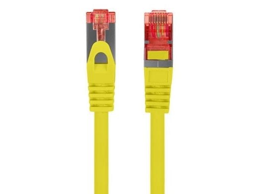 Lanberg - Koblingskabel - RJ-45 (hann) til RJ-45 (hann) - 5.7 mm - S/FTP - CAT 6 - halogenfri, uten hindringer - gul