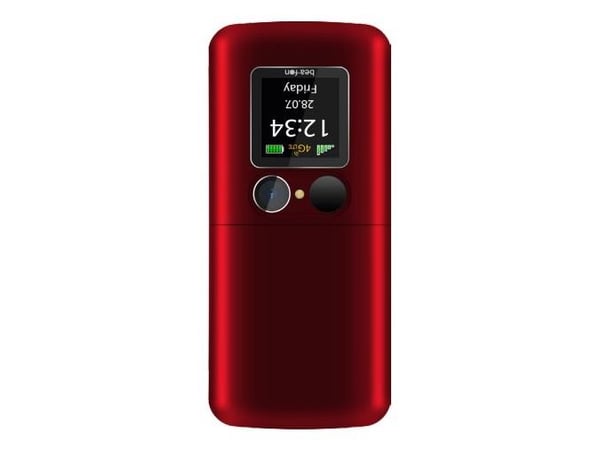 Beafon Fold 10 LTE, Simpukka, Yksittäinen SIM, 5,59 cm (2.2"), Bluetooth, 1350 mAh, Punainen