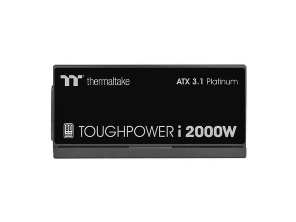 Thermaltake ToughPower i2000W - Nätaggregat (intern) - ATX12V 3.1/ EPS12V - 80 PLUS Titanium - AC 220-240 V - 2000 Watt - aktive PFC - svart