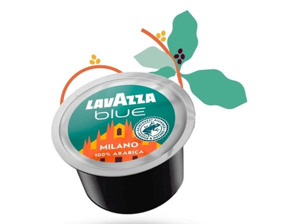 Lavazza Milano, Kaffe kapsyl, Kaffe, Middels brent, Grønn, Lavazza, 900 g