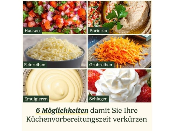 Cuisinart FlexPrep, 1,1 l, Silver, Knappar, Plast, Rostfritt stål