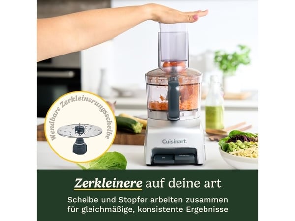 Cuisinart FlexPrep, 1,1 l, Silver, Knappar, Plast, Rostfritt stål