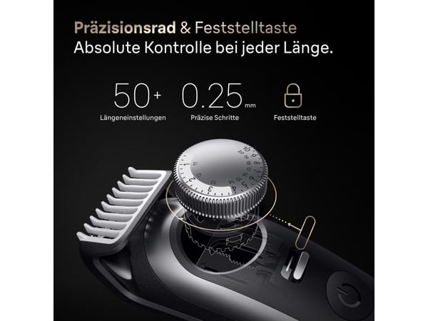 Barzdaskutė Braun Series 9 partatrimmeri, BT9560, Kromi