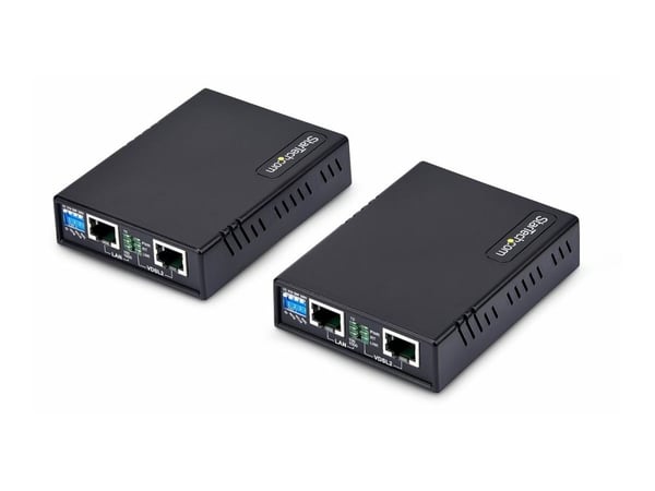 Startech - Extender Kit - lokalt modem - 100Mb LAN, Ethernet over VDSL2 - 10Base-T, 100Base-TX - 4 porter - opp til 1 km - TAA-samsvar