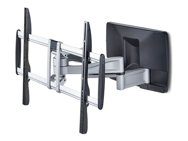 Startech - Monteringssett (veggmontering, 2 loddrette braketter) - leddelt - for flatpanel - lav profil - aluminium, stål - skjermstørrelse: 32"-10...