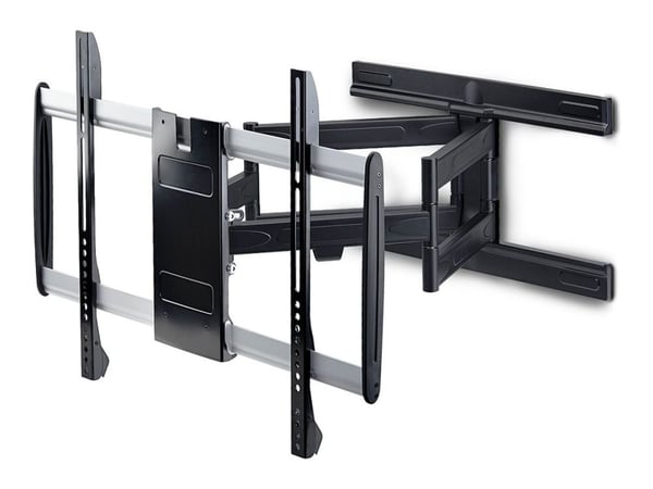 StarTech.com - Monteringssats (väggfäste, 2 vertikala fästen) - artikulerande - för platt panel - låg profil, VESA 600x400, 45 kg - aluminium, stål...