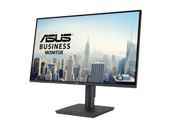 ASUS BE27AQ - LED-skjerm - 27" - 2560 x 1440 QHD @ 75 Hz - IPS - 350 cd/m² - 3000:1 - HDR10 - 5 ms - HDMI, DisplayPort - høyttalere - svart
