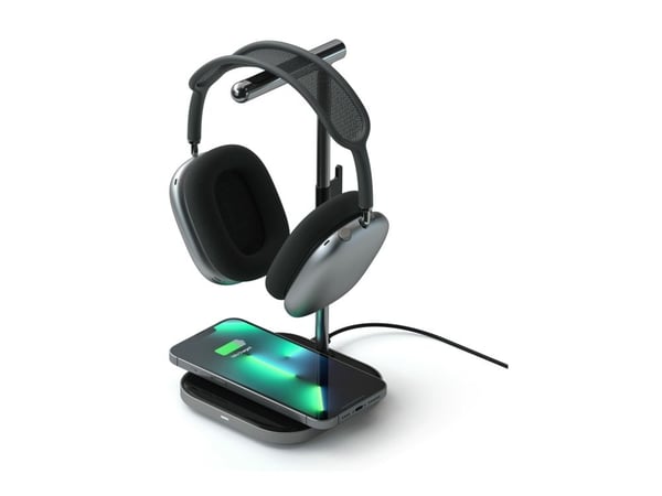 Satechi SV0155319010, Sisätila, USB, Langaton lataaminen, Musta, Harmaa