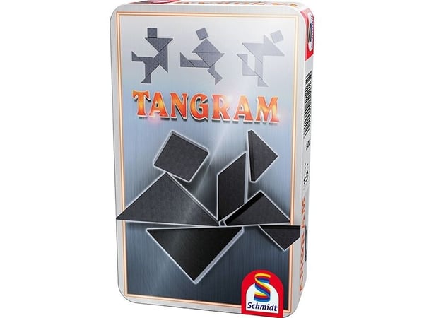 Schmidt Tangram Puslespill i en tinn