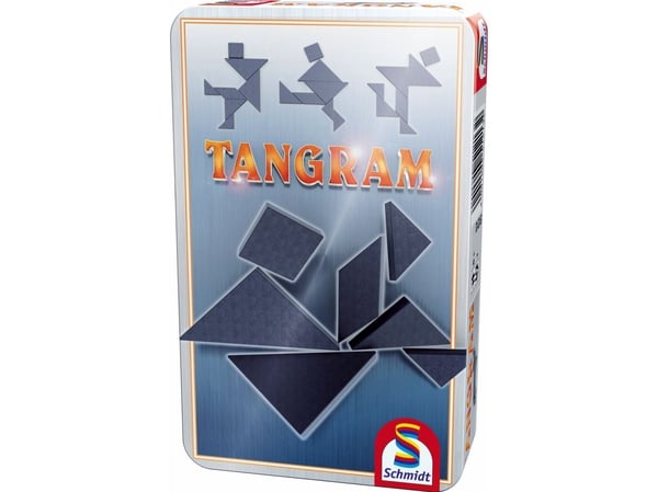 Schmidt Tangram Puslespill i en tinn