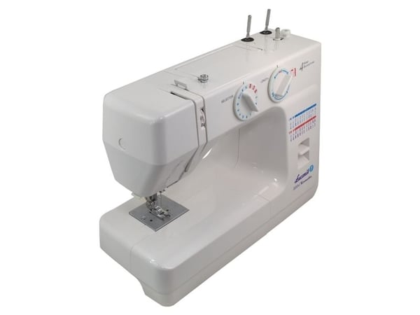 Lucznik KORNELIA II 2004, Hvit, Semi-automatisk symaskin, Overlock / Overkast, Sying, 4 Steg, 5 mm, Rotasjon