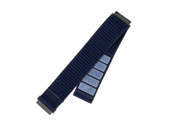 FIXED - Klokkestropp for smart armbåndsur - nylon, quick release, 22 mm - 160-210 mm - mørk blå