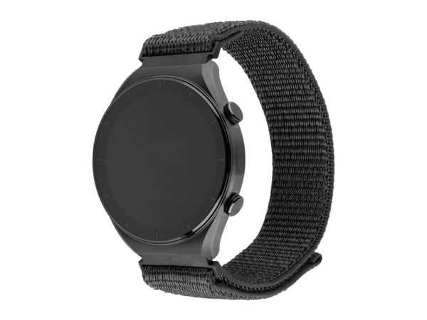 FIXED - Klokkestropp for smart armbåndsur - nylon, quick release, 22 mm - 160-210 mm - mørk grå