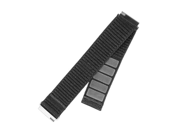 FIXED - Klokkestropp for smart armbåndsur - nylon, quick release, 22 mm - 160-210 mm - mørk grå